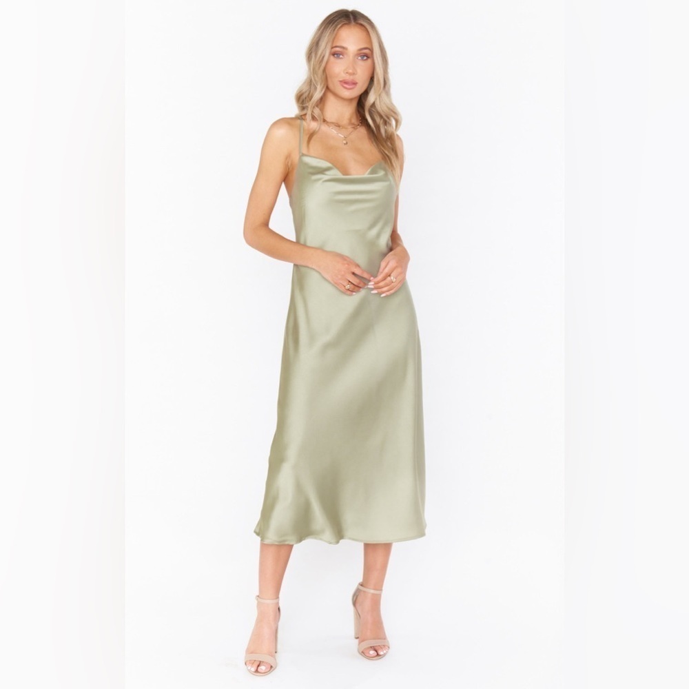 Show Me Your MUMU Verona Cowl Dress Small